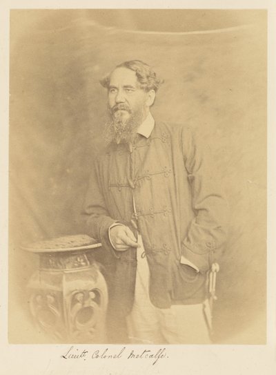 Oberstløjtnant Metcalfe af Felice Beato
