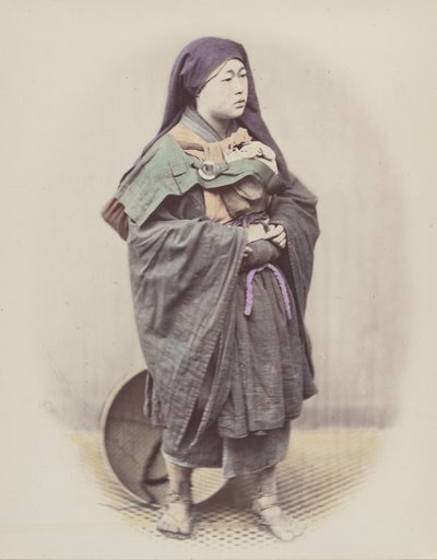 Tigernonne, 1868. af Felice Beato