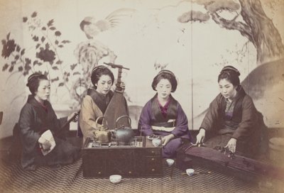 Musikalsk Fest, 1868. af Felice Beato
