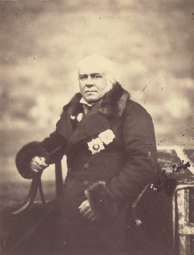 Portræt af Lord Elgin, befuldmægtiget og ambassadør, der underskrev traktaten af Felice Beato