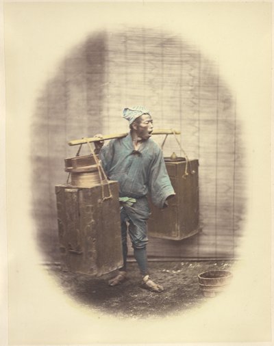 Sake-sælger af Felice Beato