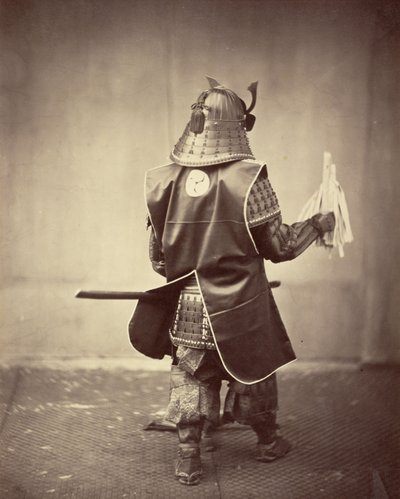 Samurai-kostume - set bagfra af Felice Beato