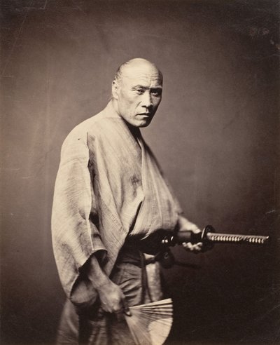 Samurai, Yokohama, 1864-65. af Felice Beato