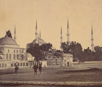 Sultan Ahmeds moske af Felice Beato