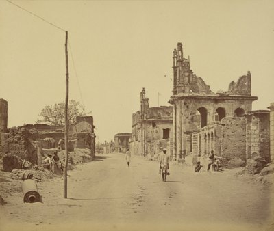 The Cawnpore Road, Lucknow af Felice Beato
