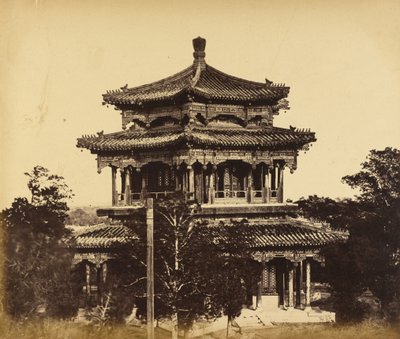 [Det store kejserlige palads (Yuan Ming Yuan) før afbrændingen, Pekin, 18. oktober 1860]. af Felice Beato