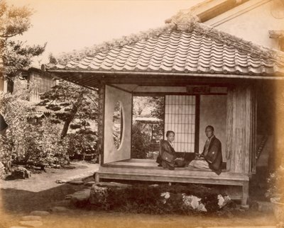 Tycoons holdeplads på Tocaido Hasa, 1868 af Felice Beato