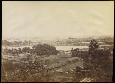 Yokohama fra Governors Hill af Felice Beato