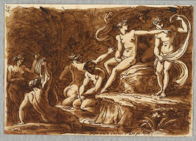 Diana og Callisto af Felice Giani