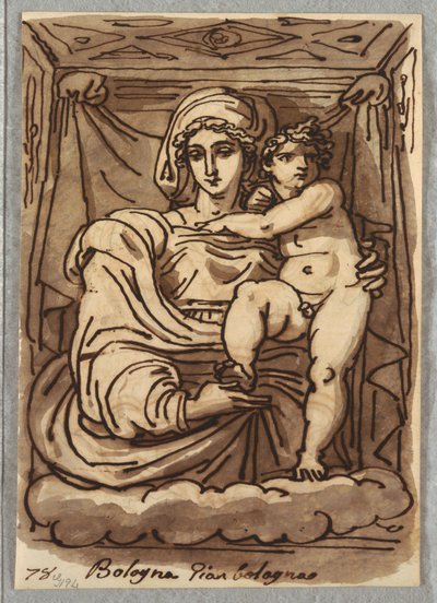 Madonna og barn af Felice Giani