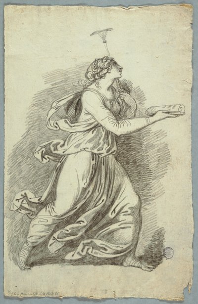 Polyhymnia, Veltalenhedens Muse af Felice Giani