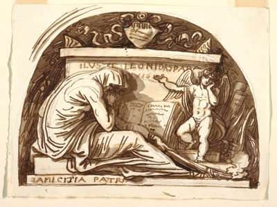 Gravmonument for Leonida Spada af Felice Giani
