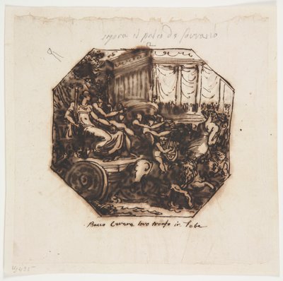 Bacchus og Ceres triumf af Felice Giani