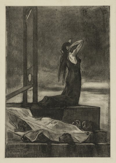 Dødsstraf: Dødens smerte (Todesstrafe: La peine de mort) af Félicien Rops