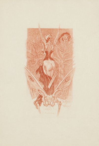 Diaboli Virtus in Lombis af Félicien Rops