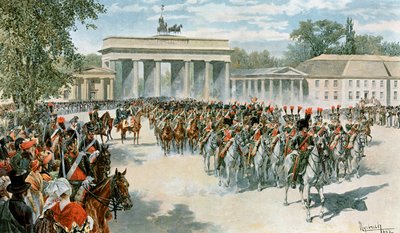Den franske hærs indtog i Berlin af Felicien baron de Myrbach-Rheinfeld