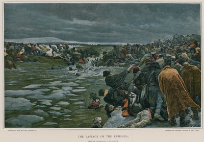 Passagen af Beresina af Felicien baron de Myrbach-Rheinfeld