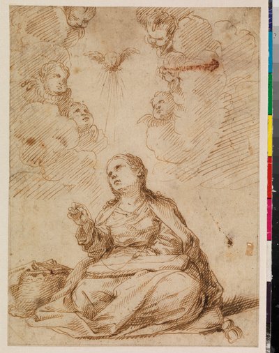 Ung Jomfru Maria syning af Felipe Gomez de Valencia