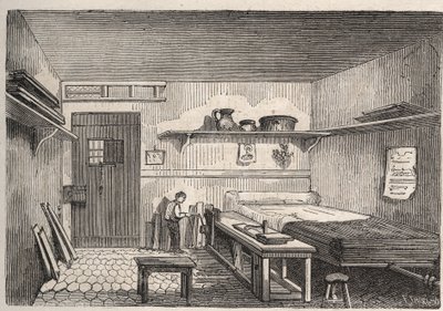 Paris - Petite Roquette fængsel (fængsel for kvinder og unge) - af Felix (after) Thorigny