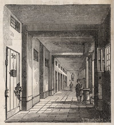 Paris - Petite Roquette fængsel (fængsel for kvinder og unge) - af Felix (after) Thorigny