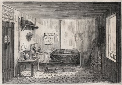 Paris - Petite Roquette fængsel (fængsel for kvinder og unge) - af Felix (after) Thorigny