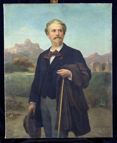 Portræt af Frederic Mistral (1830-1914) 1885 af Felix Auguste Clement