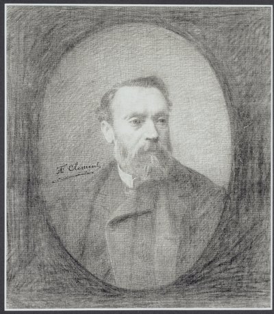 Selvportræt af Felix Auguste Clement