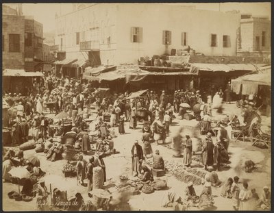 Basar i Jaffa af Félix Bonfils