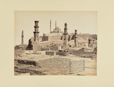 Citadellet i Kairo af Félix Bonfils