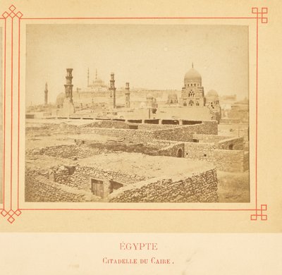 Citadellet i Kairo af Félix Bonfils