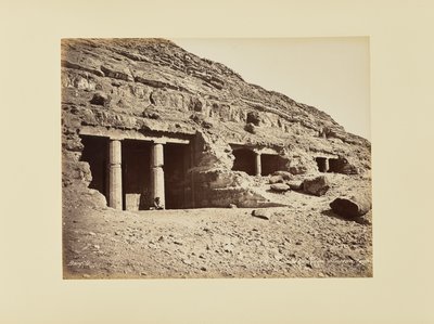 Béni-Hassan-hulen, Egypten af Félix Bonfils