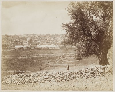 Jerusalem fra Olivenbjerget #301 af Félix Bonfils