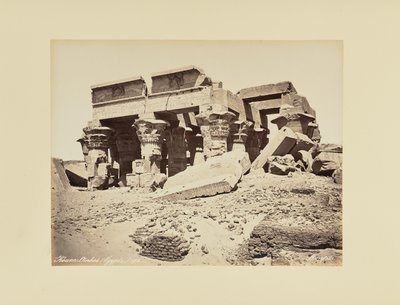 Koum-Ombos (Egypten) af Félix Bonfils