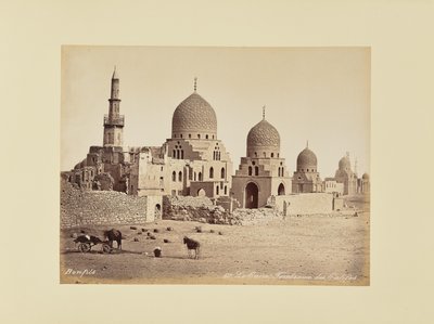 Kairo, kaliffernes grave af Félix Bonfils