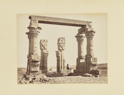 Nubien. Templet i Kerdasêh, Egypten af Félix Bonfils