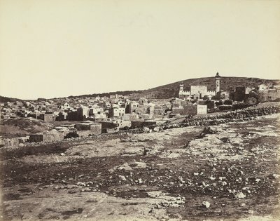 Panoramaudsigt over Hebron af Félix Bonfils