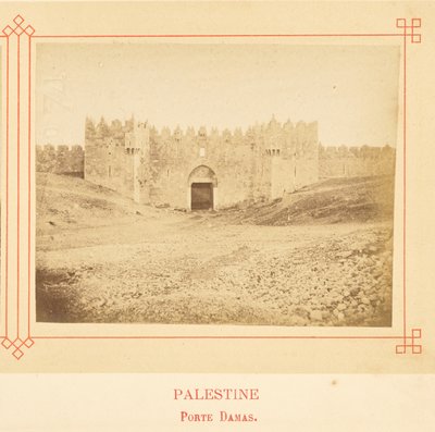 Damas-porten. af Félix Bonfils