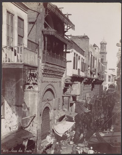 Caire-gaden af Félix Bonfils