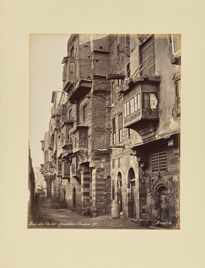 Rue du Caire – Toulon-kvarteret af Félix Bonfils
