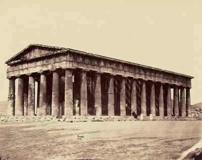 Theseus-templet – Athen. [Hephaistion] af Félix Bonfils
