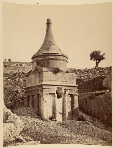 Absaloms grav, Palæstina af Félix Bonfils