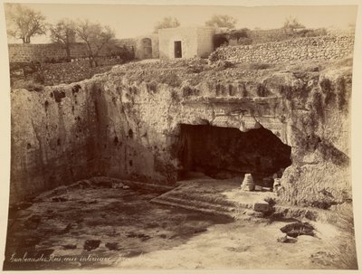 Kongernes Grav, indre gård, Jerusalem af Félix Bonfils