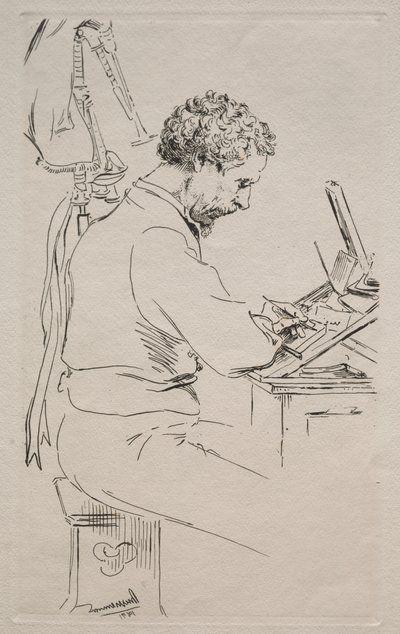 Charles Kean af Felix Bracquemond