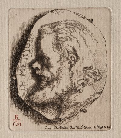 Charles Meryon af Felix Bracquemond