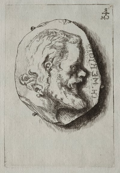 Charles Meryon, 1854. af Felix Bracquemond