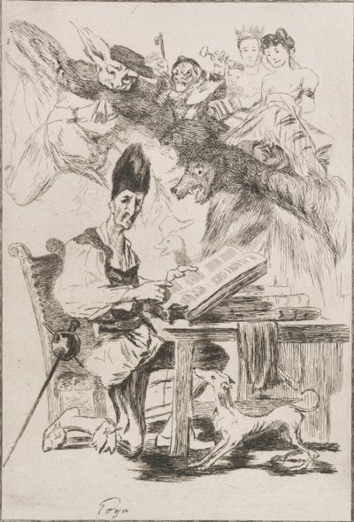 Don Quijote, 1860 af Felix Bracquemond