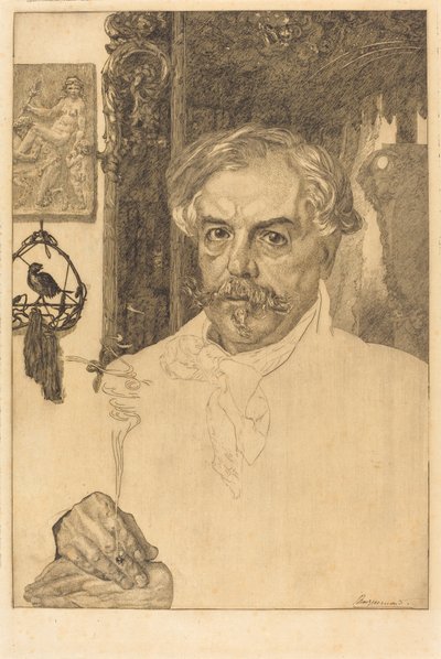 Edmond de Goncourt af Felix Bracquemond