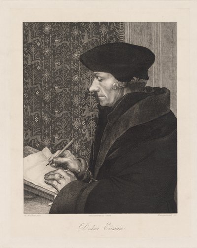 Erasmus Didier Erasmus, 1863. af Felix Bracquemond