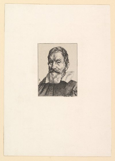 Galileo, 1862. af Felix Bracquemond