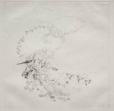 Parisian Service Haviland service: Sunset no. 11, 1875. af Felix Bracquemond